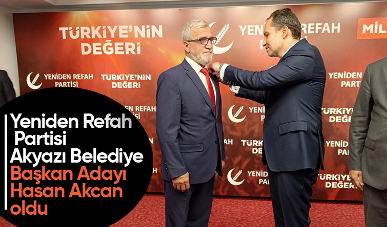 Hasan Akcan Akyazı Belediye başkan adayı