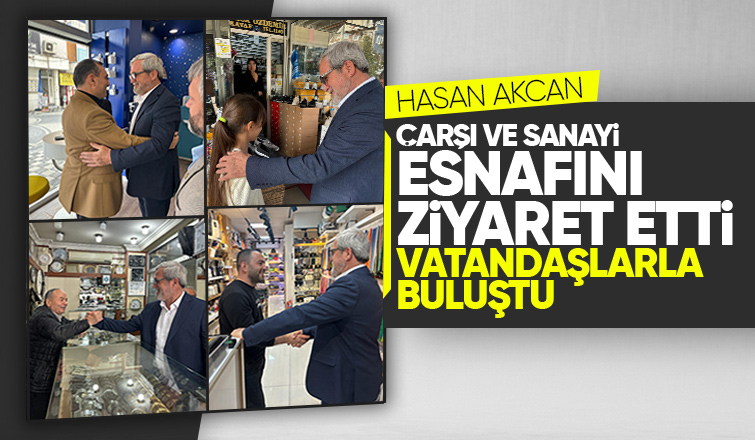 Hasan Akcan esnaf ve vatandaşın Ramazan ayını kutladı