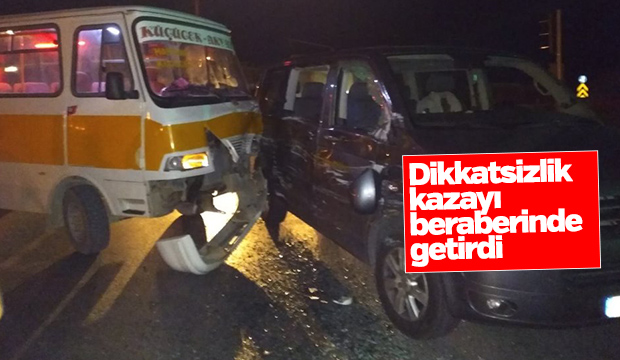 Hastane Kavşağında Kaza