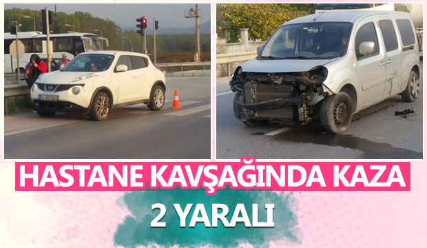 Hastane Kavşağı'nda kaza