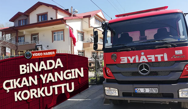 Hastane Mahallesinde Bir Binada Çıkan Yangın Korkuttu