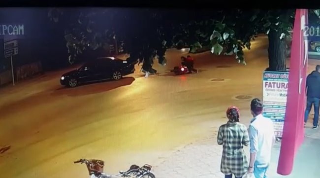 Hastane Mahallesinde Motosiklet Kazası