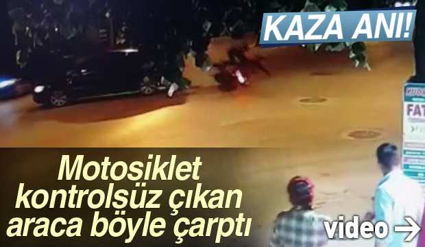 Hastane Mahallesinde Motosiklet Kazası