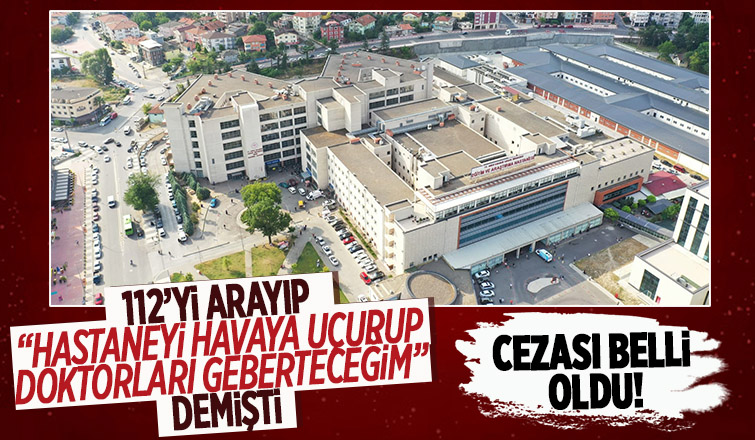 Hastaneye uçurup doktorları geberteceğim diyen sanık hakkında karar