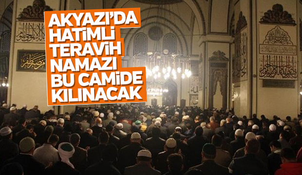 Hatimle Teravih Namazı Bu Camide Kılınacak