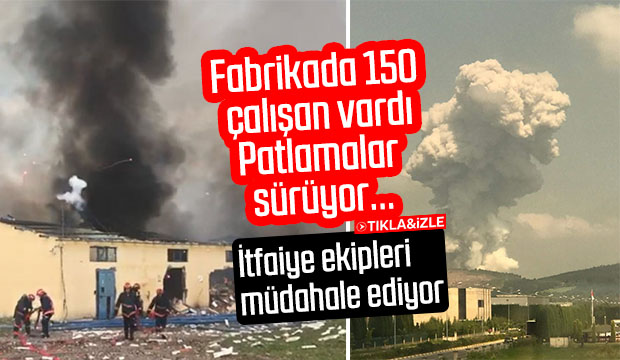 Havai fişek fabrikası havaya uçtu 