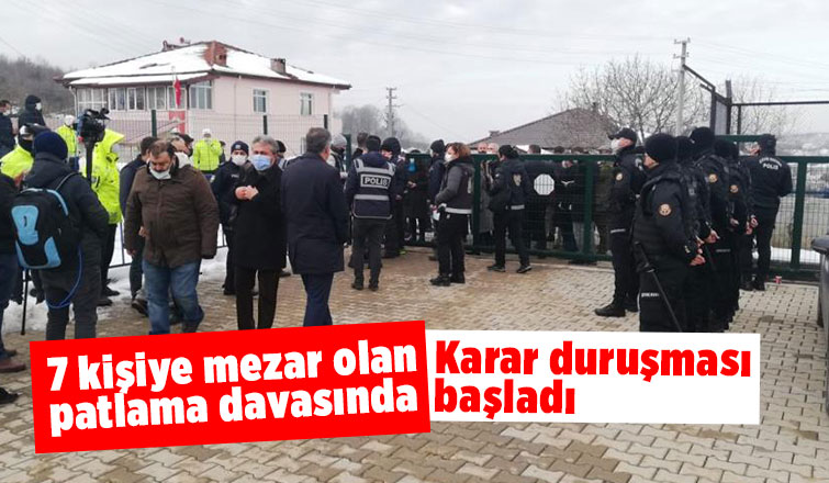 Havai fişek patlaması davasında karar duruşması başladı