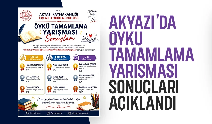 Hayal gücü yarıştı, kazananlar belli oldu