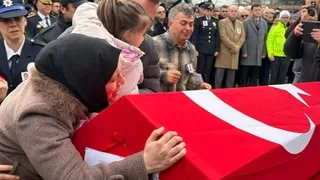 Hayatını kaybeden polis için tören düzenlendi