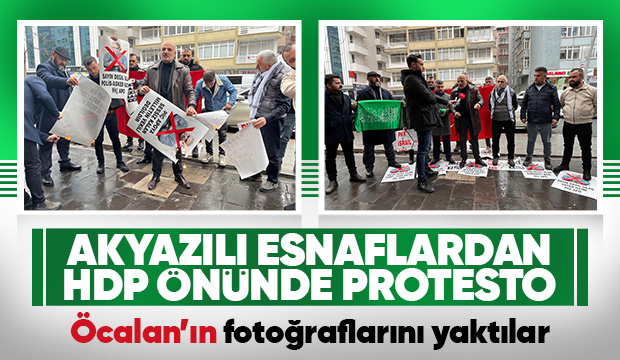 HDP önünde Sayın Öcalan söylemi protesto edildi