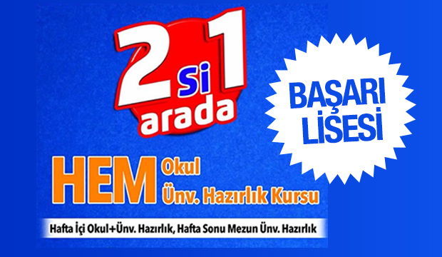 Hem Okul Hem Üniversite Hazırlık Kursu