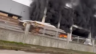 Hendek 2. OSB'de yangın