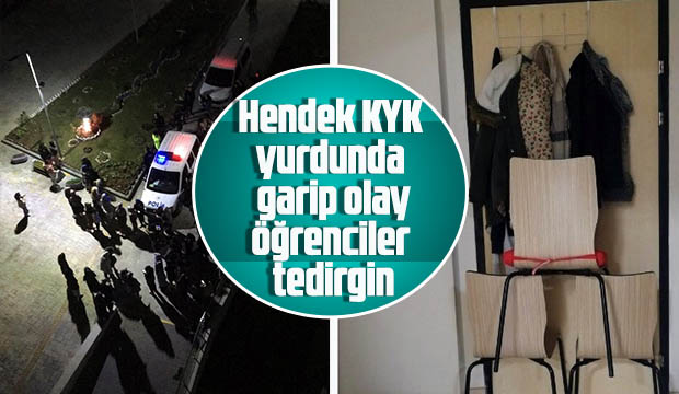 Hendek KYK yurdunda garip olay