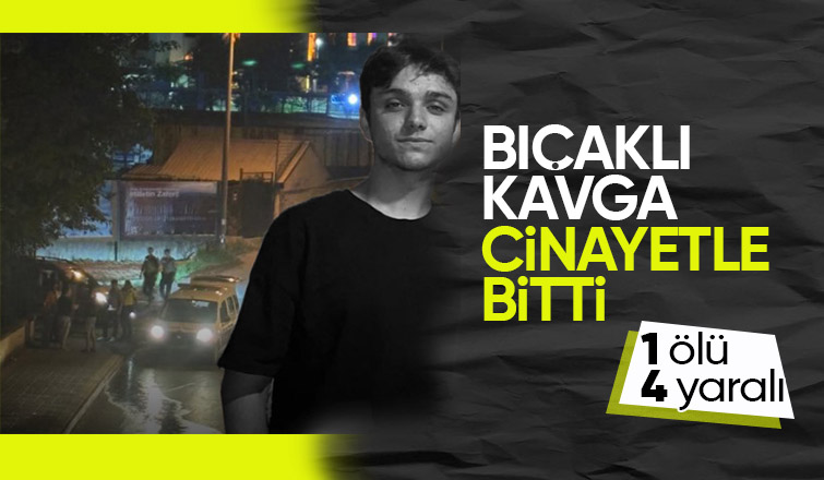 Hendek te bıçaklı kavga 1 ölü 4 yaralı