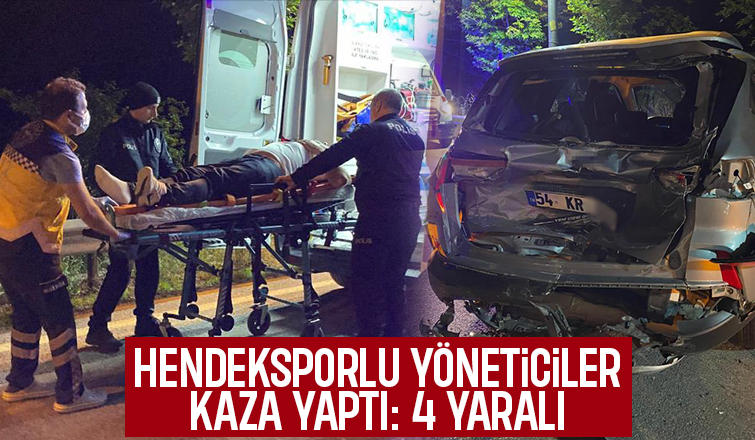 Hendeksporlu yöneticiler ölümden döndü