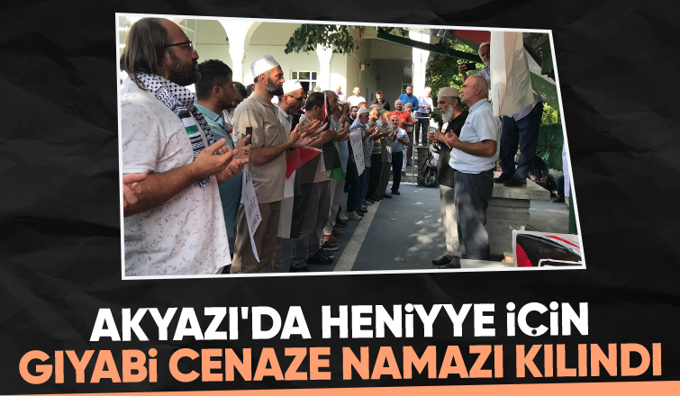 Heniyye suikastı Akyazı'da protesto edildi