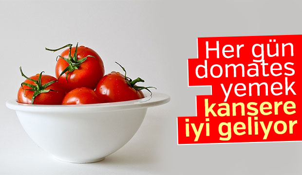 Her gün domates yemek kansere iyi geliyor