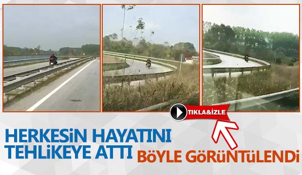Herkesin hayatını tehlikeye attı