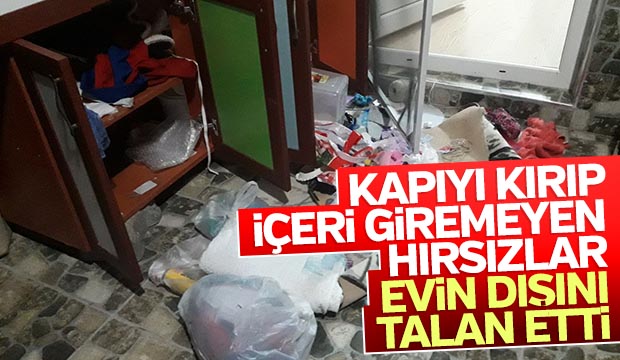 Eve giremeyince bunu yaptılar