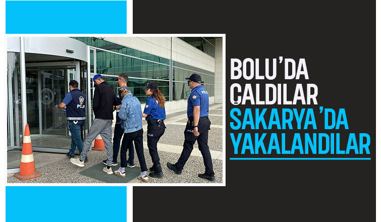 Hırsızlar Sakarya da yakalandı