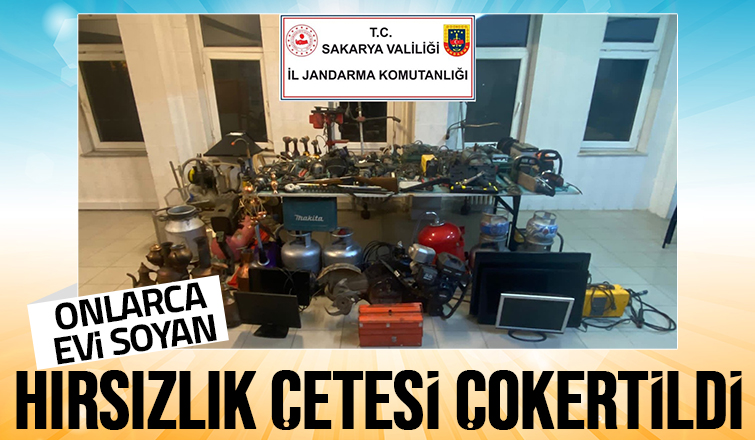 Hırsızlık çetesini jandarma çökertti