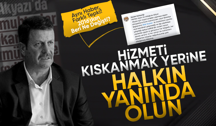 Hizmeti Kıskanmak Yerine Halkın Yanında Olun!