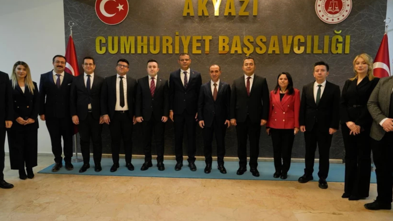 HSK Üyesi Özdemir Akyazı Adliyesi'ni ziyaret etti