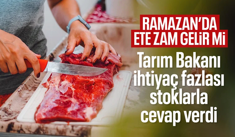 İbrahim Yumaklı: Ramazanda kırmızı ette fiyat artışı olmaması için tedbir alındı