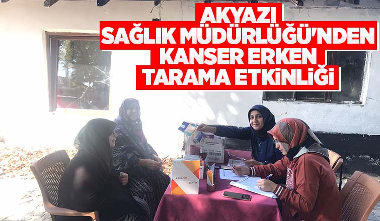 İki mahallede kanser taraması etkinliği