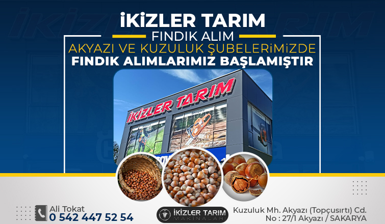 İkizler Tarım Fındık Alım Satımına başladı