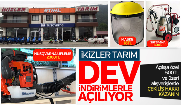 İkizler Tarım Makineleri Çarşamba Günü Açılıyor