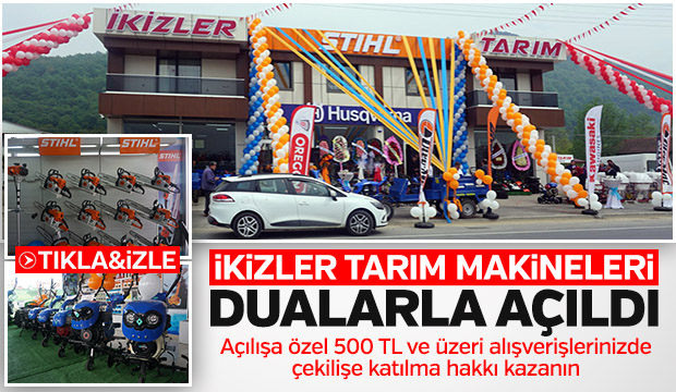 İkizler Tarım Makineleri Dualarla Açıldı