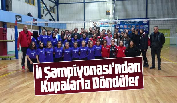 İl Şampiyonasından Kupalarla Döndüler