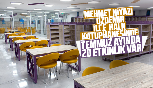 İlçe Halk Kütüphanesinde Temmuz ayında 20 etkinlik var