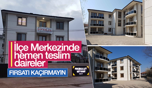 İlçe Merkezinde Satılık Hemen Teslim Daireler