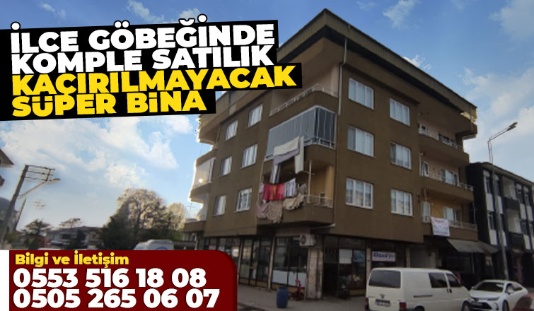 İLÇE MERKEZİNDE YATIRIMLIK SATILIK BİNA