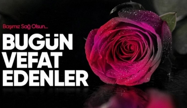 İlçemizde bugün vefat edenler 