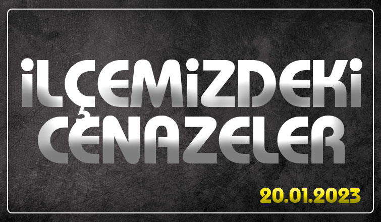 İlçemizde bugün vefat edenler