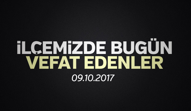 İlçemizdeki Cenazeler