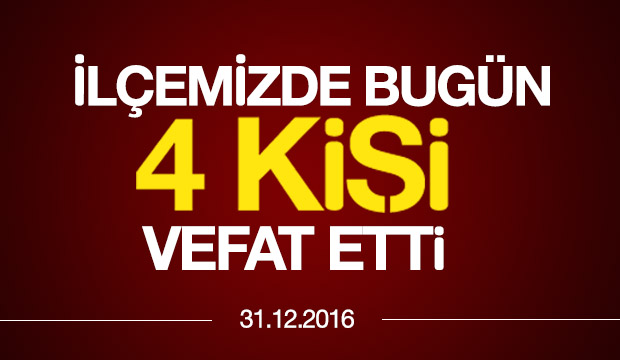 İlçemizdeki Cenazeler