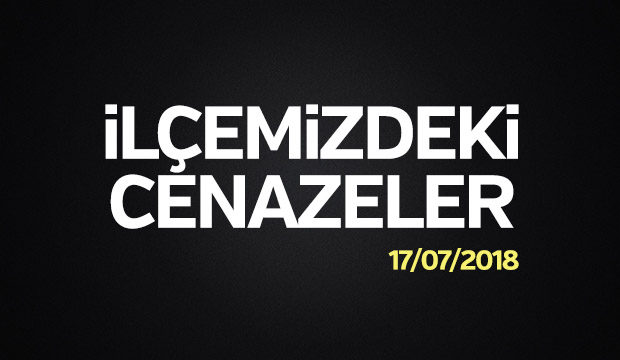 İlçemizdeki Cenazeler