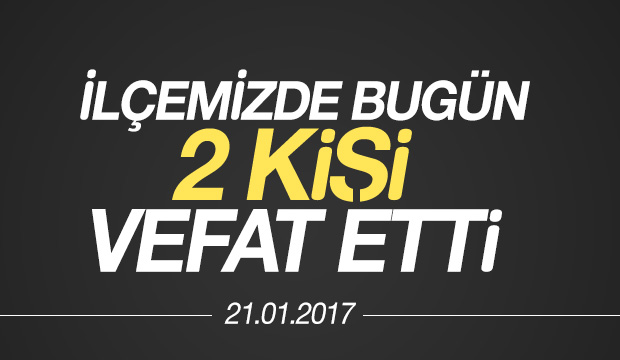 İlçemizdeki Cenazeler