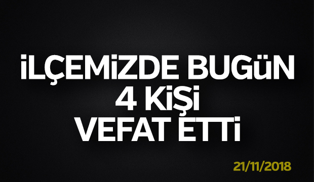 İlçemizdeki Cenazeler