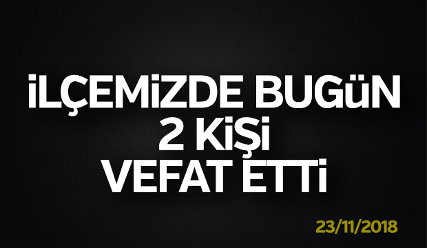 İlçemizdeki Cenazeler