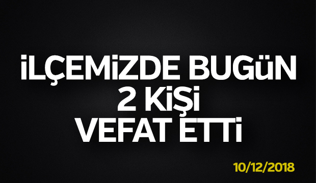 İlçemizdeki Cenazeler