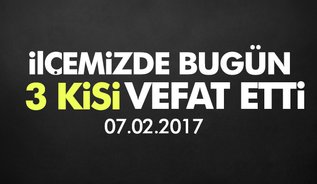 İlçemizdeki Cenazeler