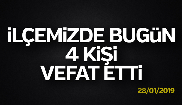 İlçemizdeki Cenazeler