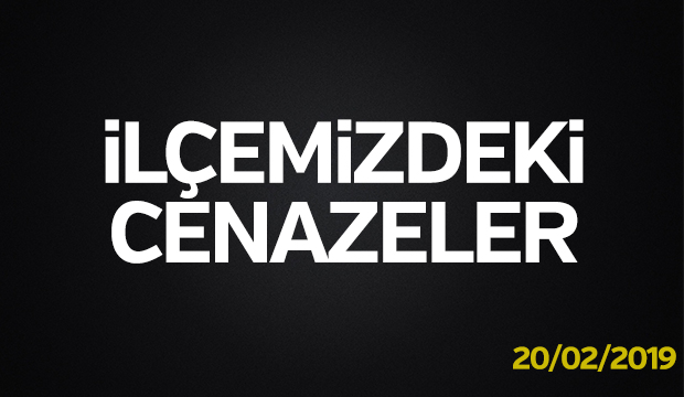 İlçemizdeki Cenazeler