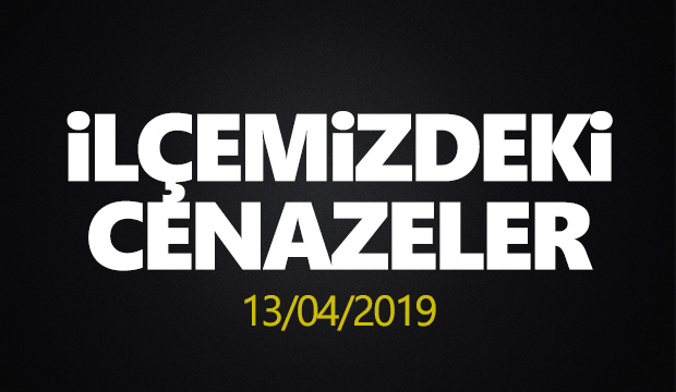 İlçemizdeki Cenazeler