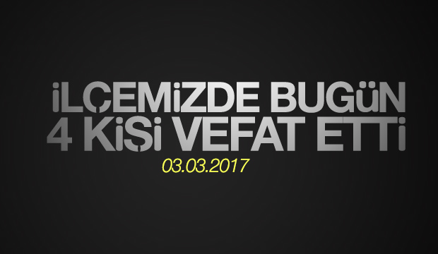 İlçemizdeki Cenazeler